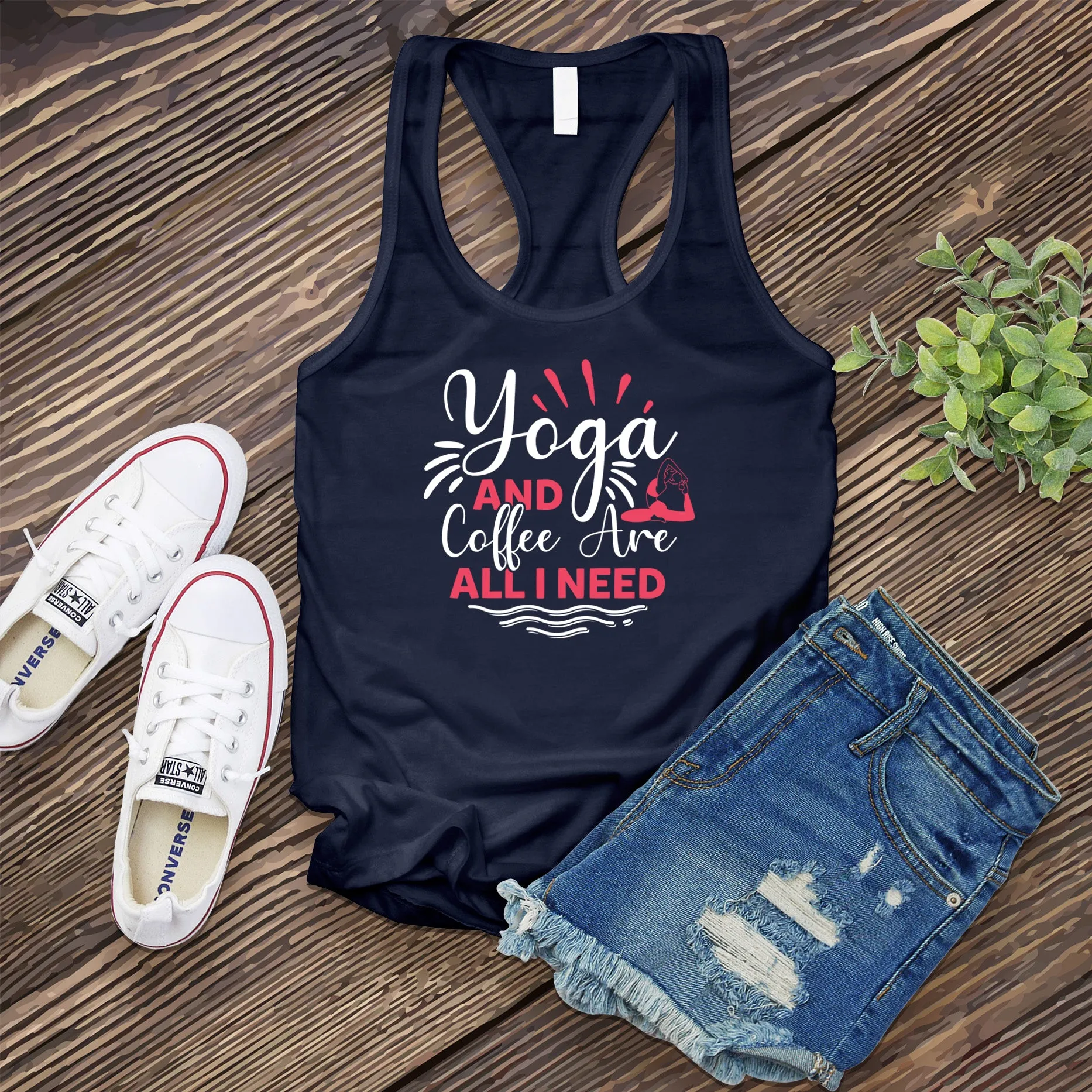 Yoga and Coffee Are All I Need Women's Tank Top