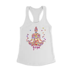 Yoga Butterfly Racerback Tank Top