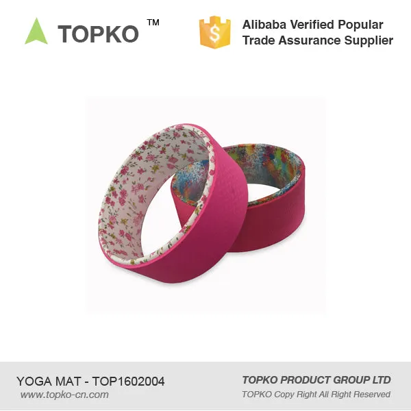 Yoga Wheel - Most Comfortable Yoga Prop Wheel, Perfect Accessory for Stretching and Improving Backbends