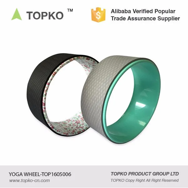Yoga Wheel - Most Comfortable Yoga Prop Wheel, Perfect Accessory for Stretching and Improving Backbends