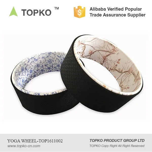 Yoga Wheel - Most Comfortable Yoga Prop Wheel, Perfect Accessory for Stretching and Improving Backbends