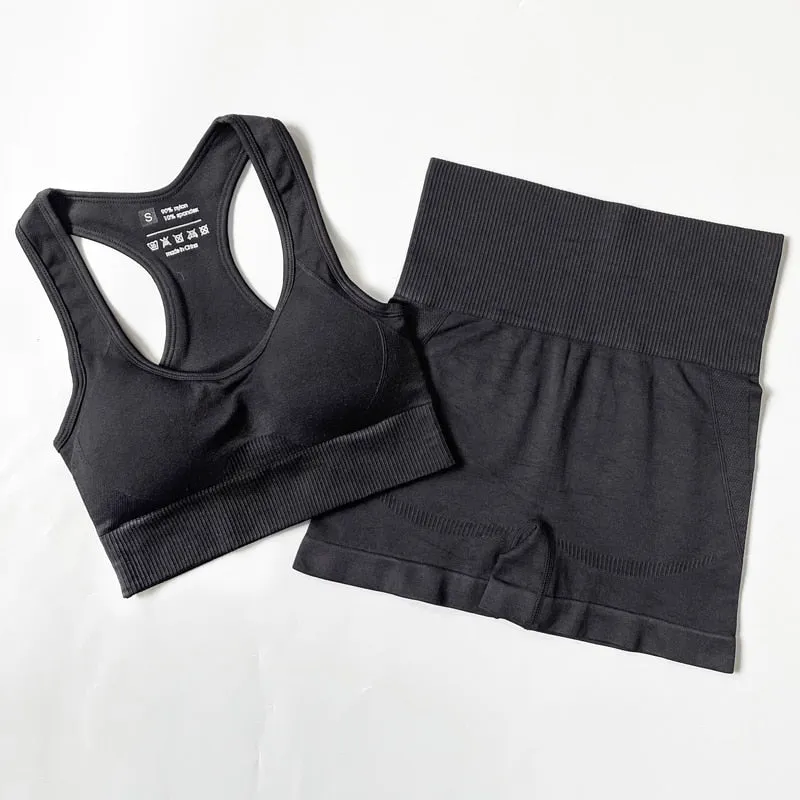 Yoganix 2/3/4PCS Seamless Women Yoga Set Workout Sportswear Gym Clothes