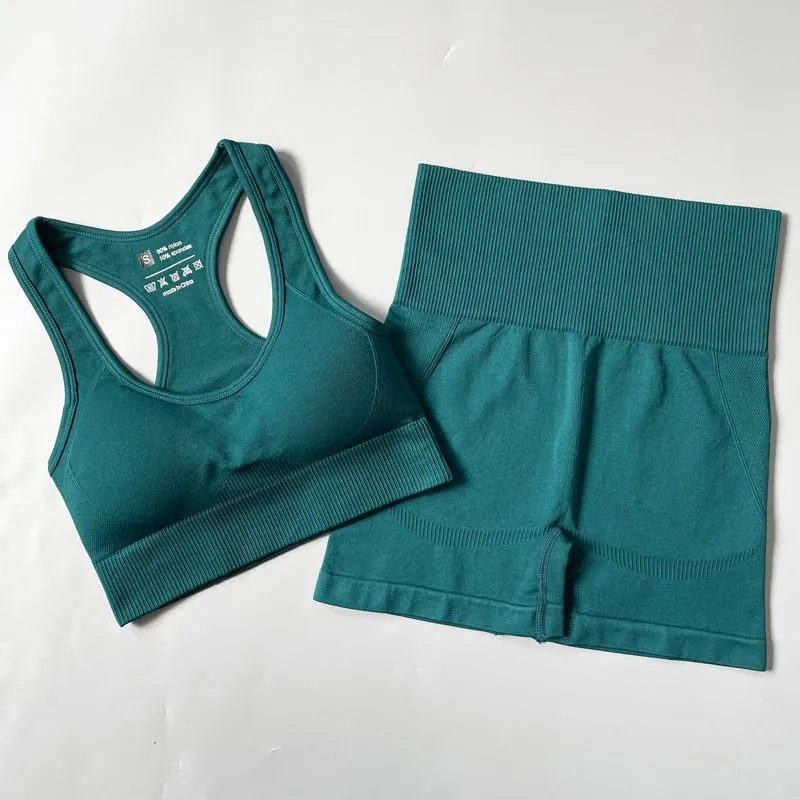 Yoganix 2/3/4PCS Seamless Women Yoga Set Workout Sportswear Gym Clothes