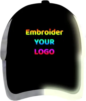 YOWESHOP Baseball Cap Safety Hat with Reflective Strip Sun Hat Customize Logo
