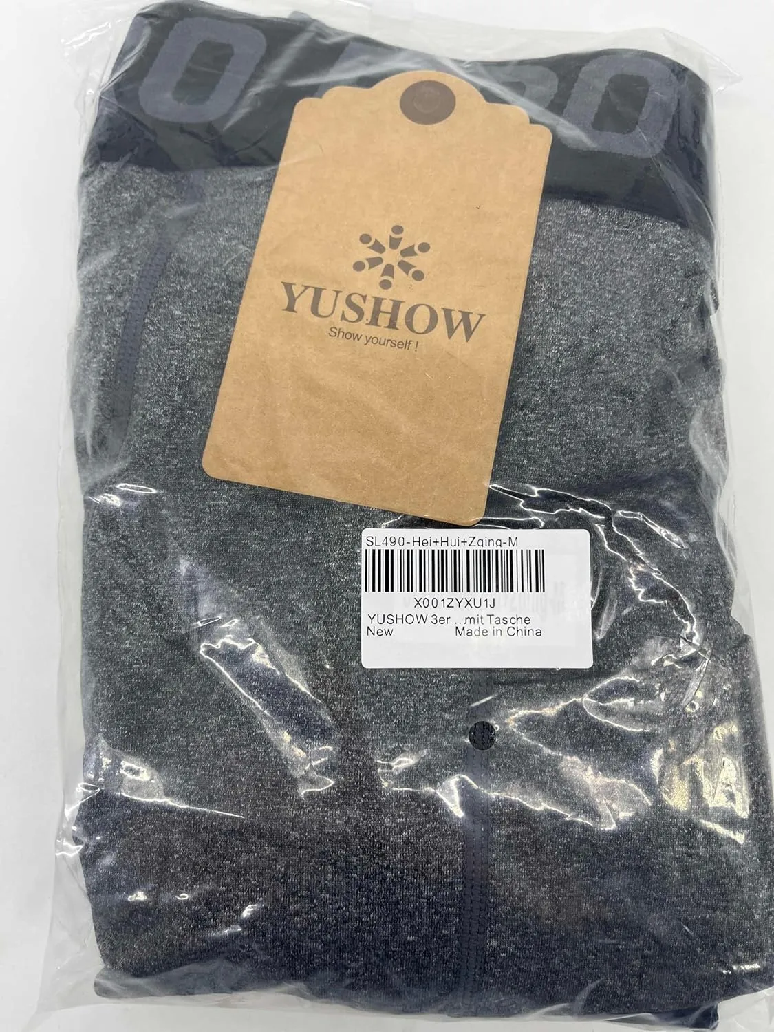 YUSHOW Mens Compression Shorts with Pocket Spandex Sports Running Quick Dry Shorts Compression Underwear for Men Athletic