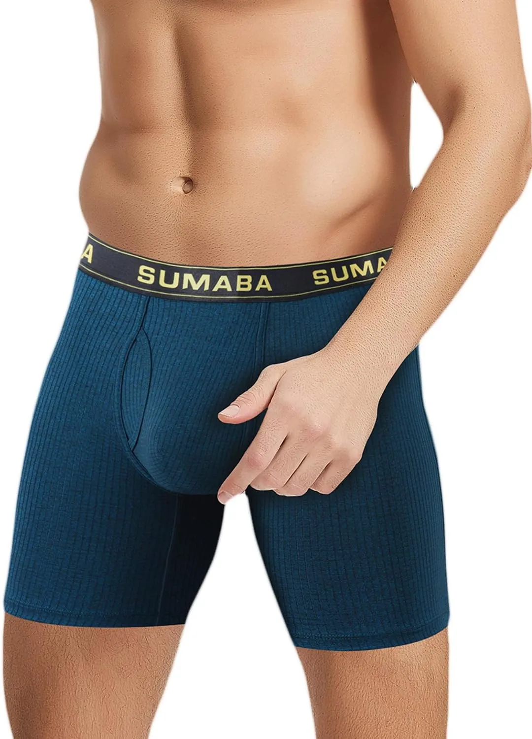 ZONBAILON Mens Underwear Boxer Briefs Moisture-Wicking Breathable Bamboo Viscose Boxer Pouch