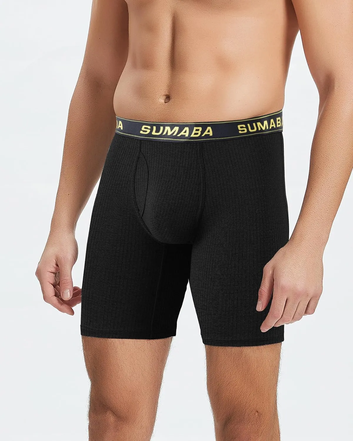 ZONBAILON Mens Underwear Boxer Briefs Moisture-Wicking Breathable Bamboo Viscose Boxer Pouch