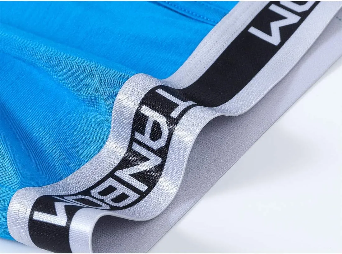 ZONBAILON Mens Underwear Boxer Briefs Moisture-Wicking Breathable Bamboo Viscose Boxer Pouch