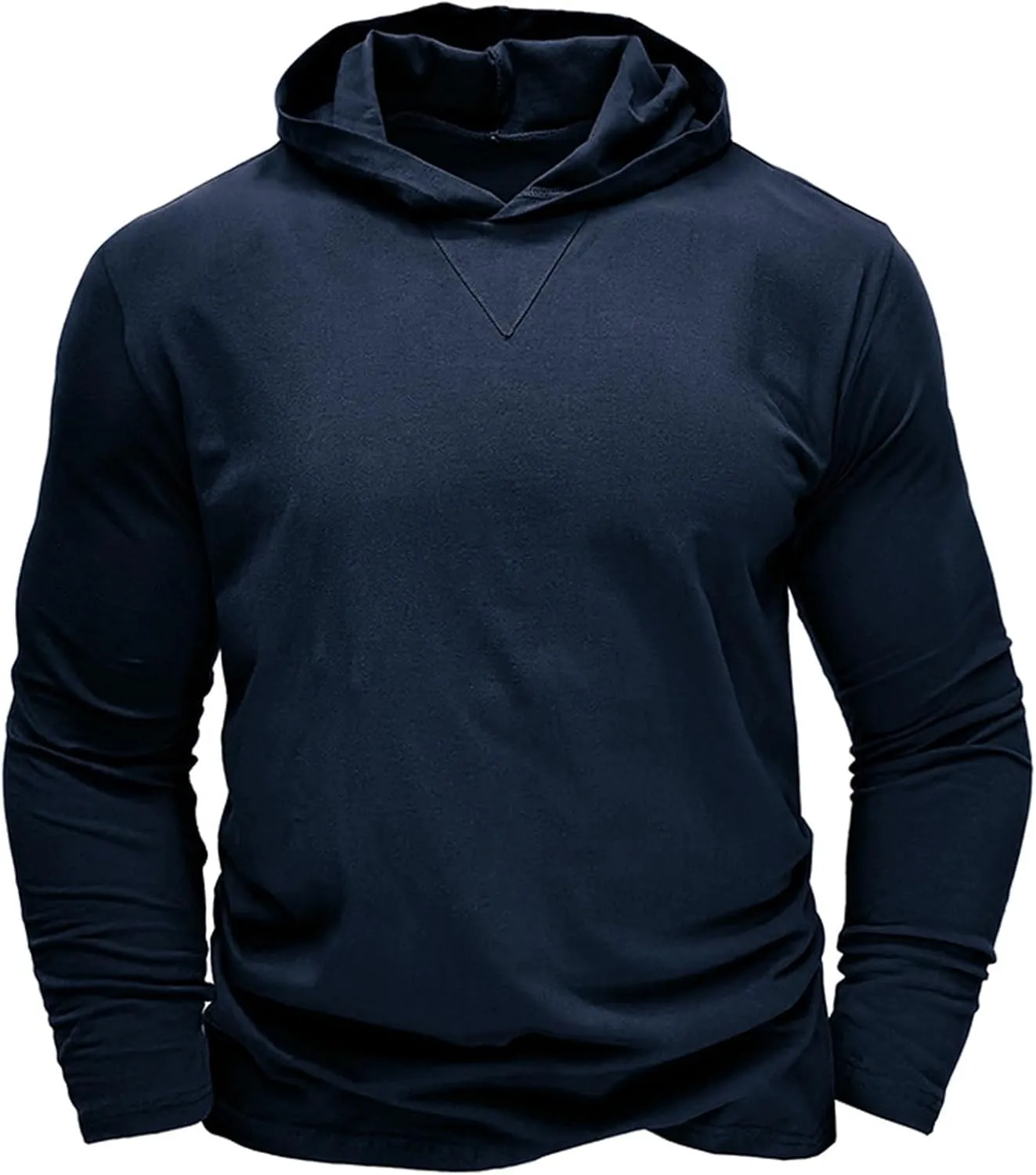 ZYXTIM Mens Fashion Athletic Hoodies Sport Sweatshirt Quick Dry Long Sleeve Rash Guard Fishing Outdoor Running Sun UV Shirts