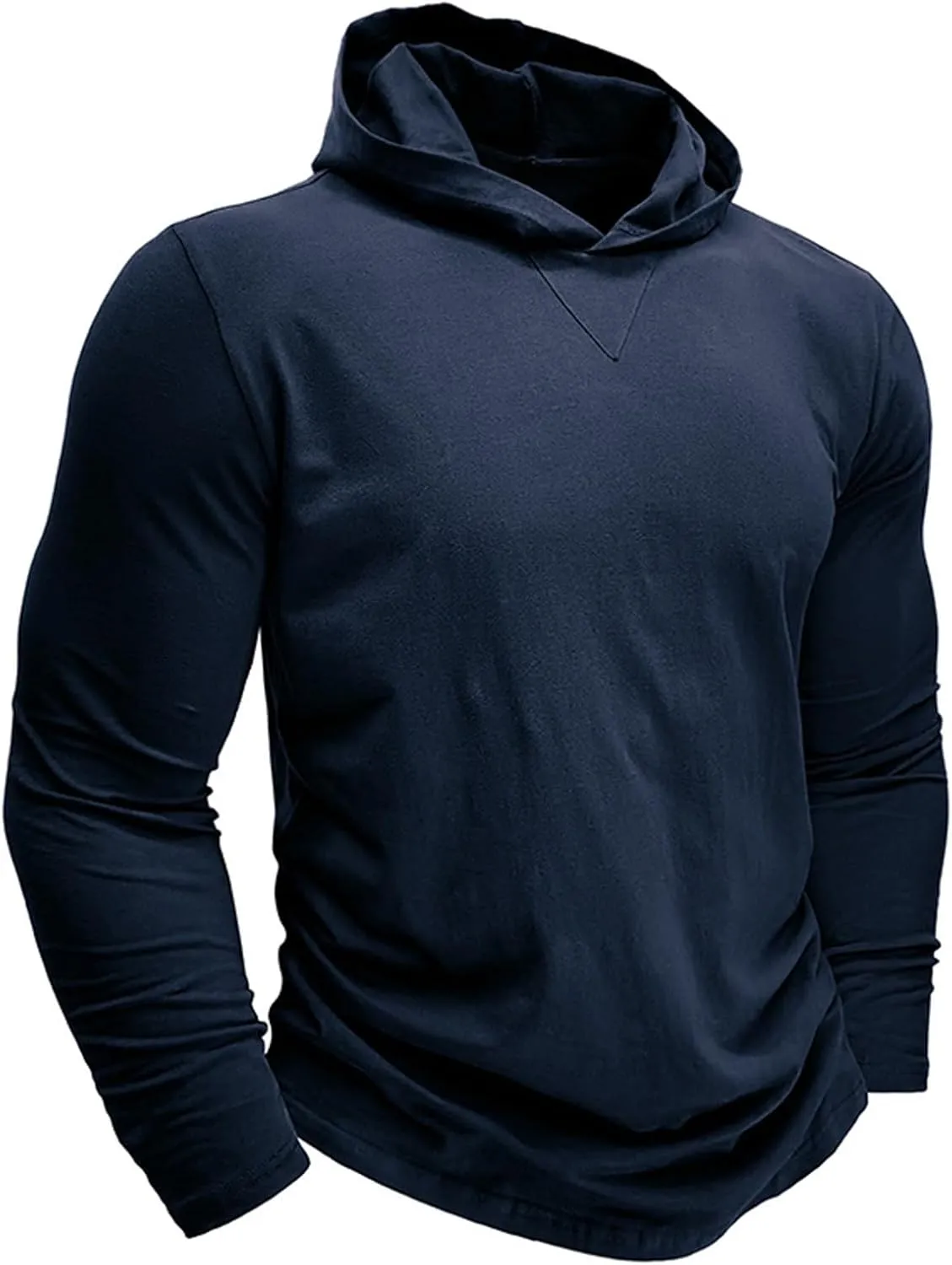 ZYXTIM Mens Fashion Athletic Hoodies Sport Sweatshirt Quick Dry Long Sleeve Rash Guard Fishing Outdoor Running Sun UV Shirts