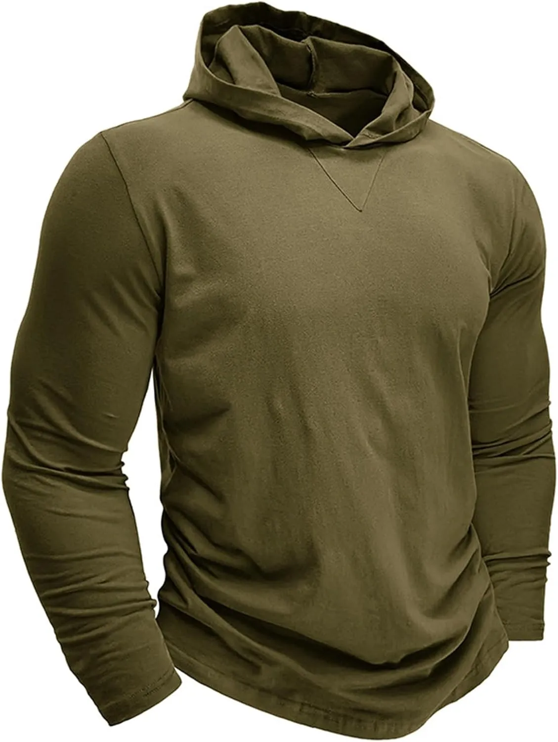 ZYXTIM Mens Fashion Athletic Hoodies Sport Sweatshirt Quick Dry Long Sleeve Rash Guard Fishing Outdoor Running Sun UV Shirts