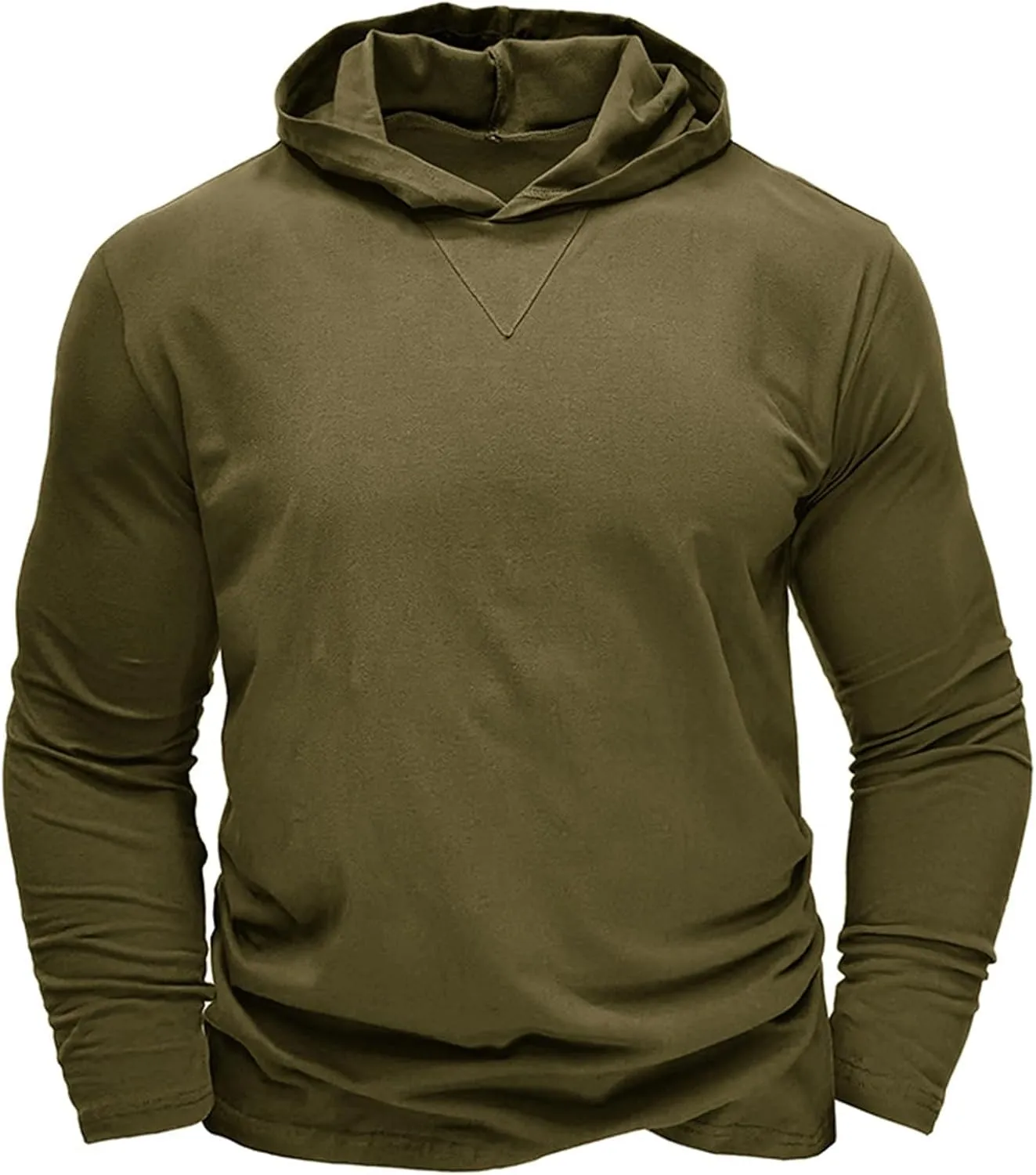 ZYXTIM Mens Fashion Athletic Hoodies Sport Sweatshirt Quick Dry Long Sleeve Rash Guard Fishing Outdoor Running Sun UV Shirts